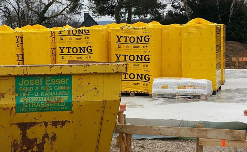 Die Ytong-Steine sind da!